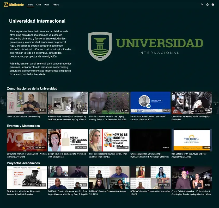Contenidos Bibliotele