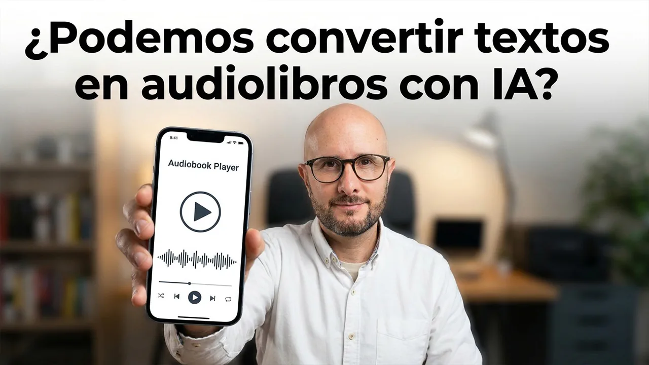 Miniatura del estreno del jueves 13: audiolibros legales con IA